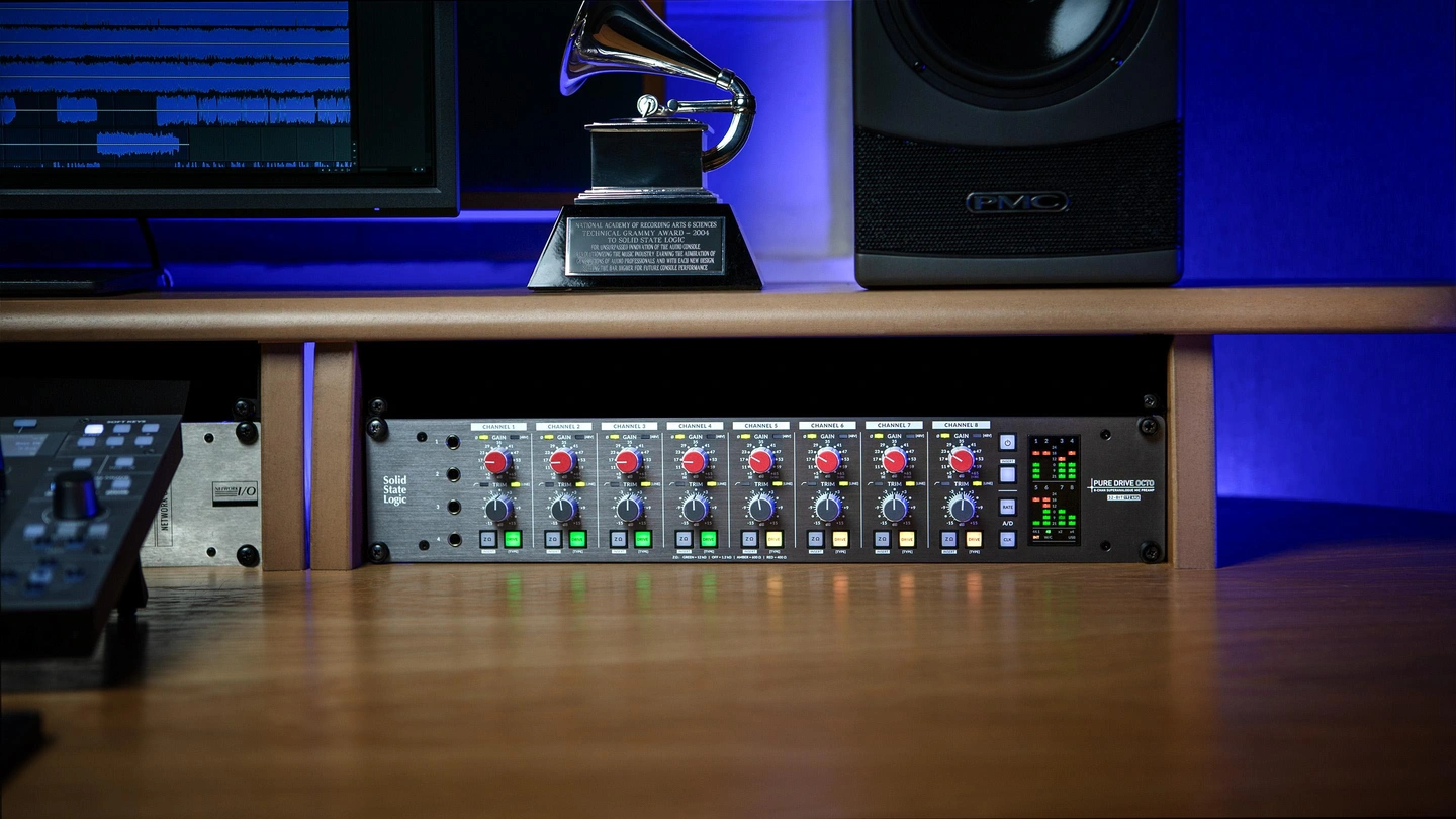 SSL PureDrive Octo - 48Kanal Mikrofon Preamp, USB-C Ses Kartı